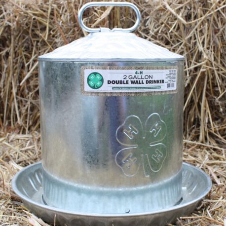 2 gallon poultry drinker