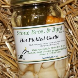 Hot Pickled Garlic