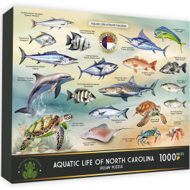 Aquatic Life of NC Jigsaw Puzzle